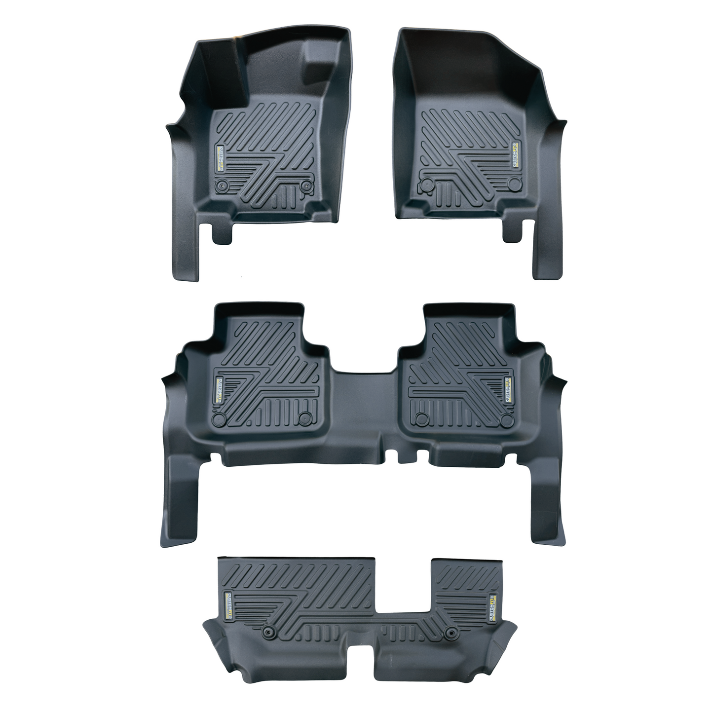 Tapis de sol toutes saisons 5D TPE pour Volkswagen Atlas 2024 (7 places)