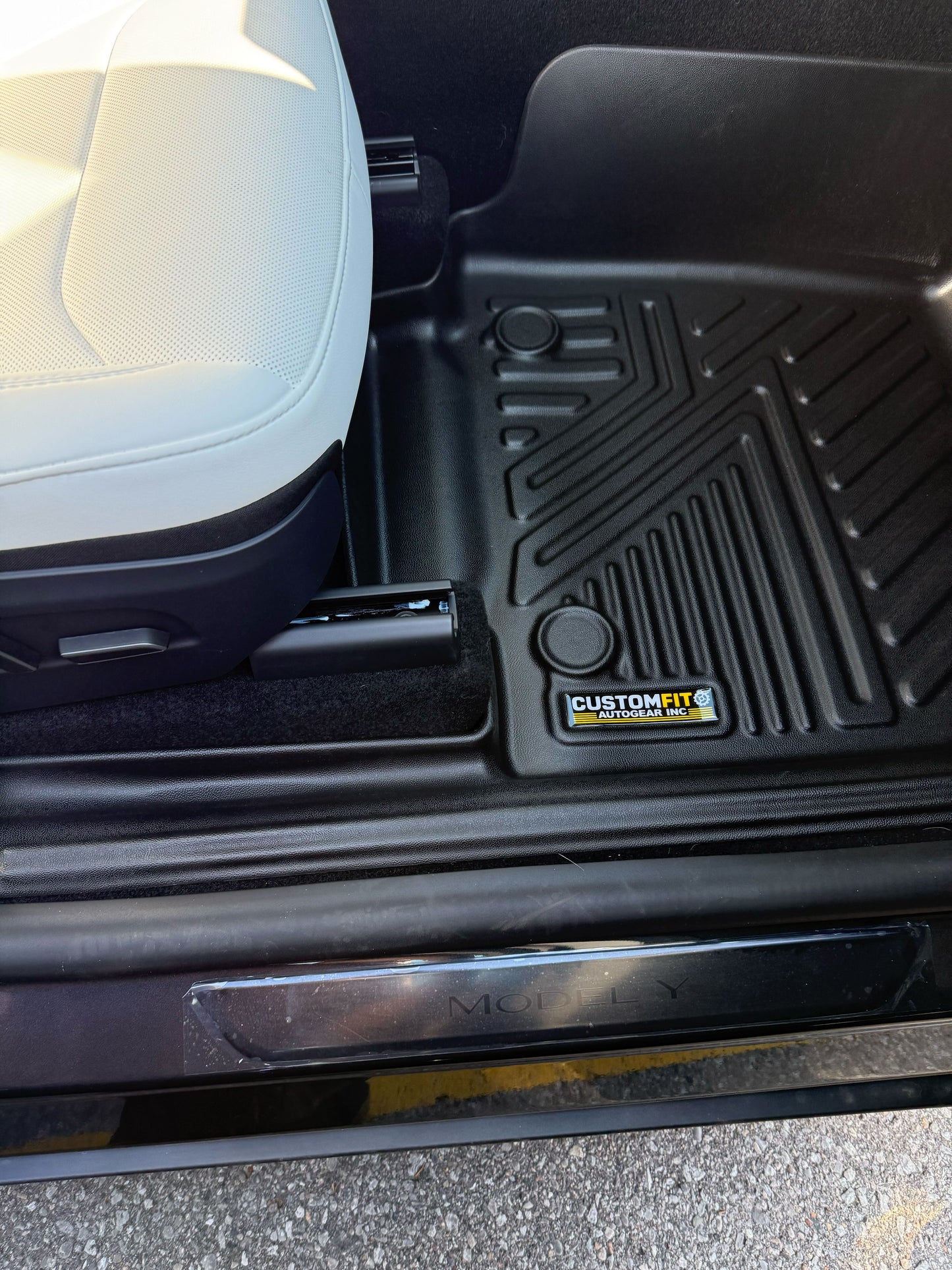 2020-2024 Tesla Model Y 5-Seater Passenger Seat Floor Mat 2