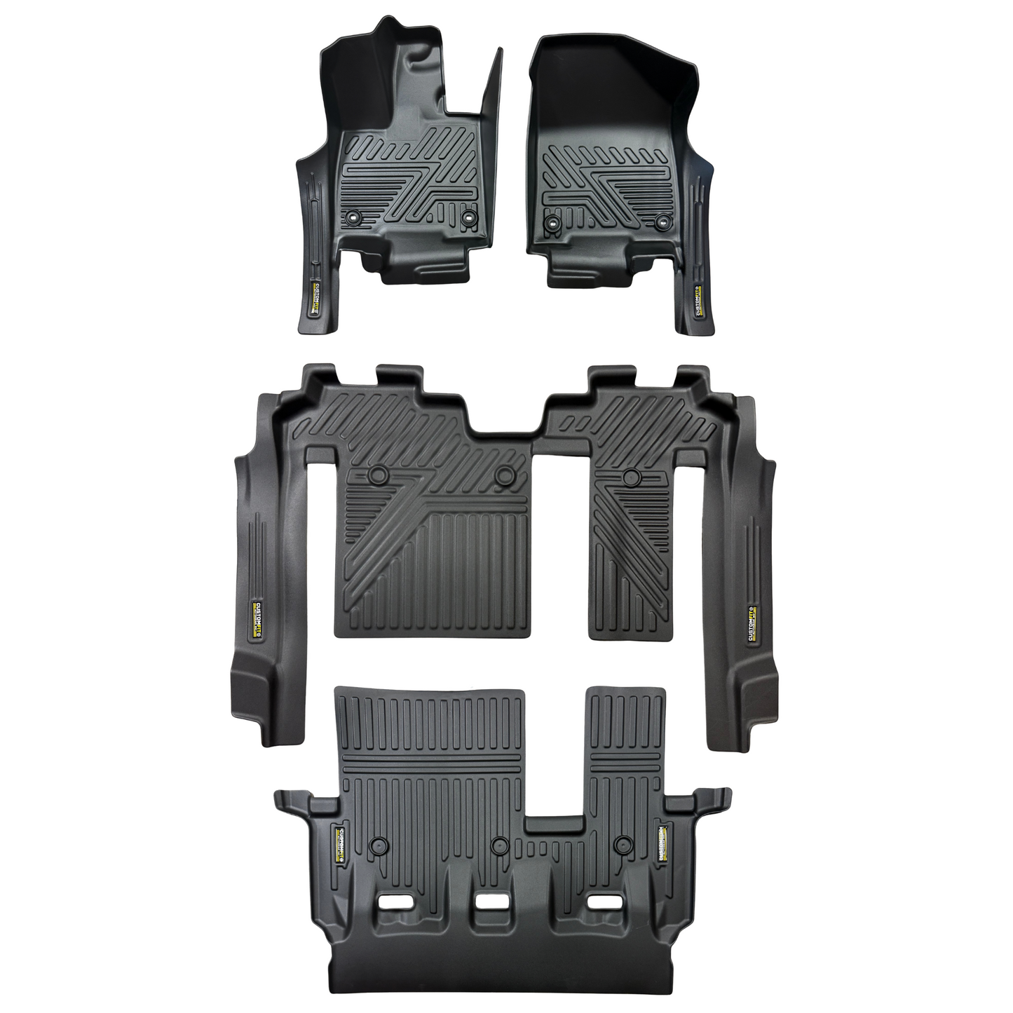 Tapis de sol toutes saisons 5D TPE pour Toyota Sienna 2024 (7 places)