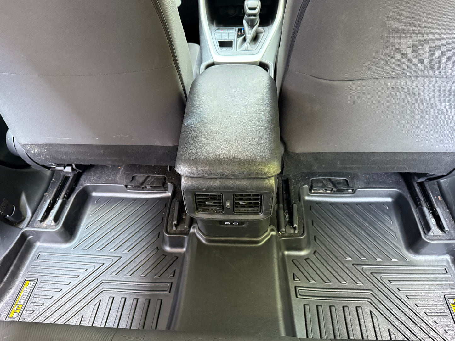 2019-2025 Toyota RAV4 Non-Hybrid 5D Floor Mats Second Row Overview
