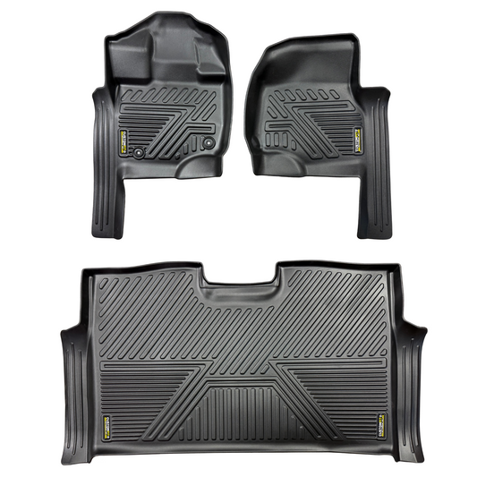 2021-2025 Ford F-150 SuperCrew WithOut Fold Out Storage 5D Floor Mats