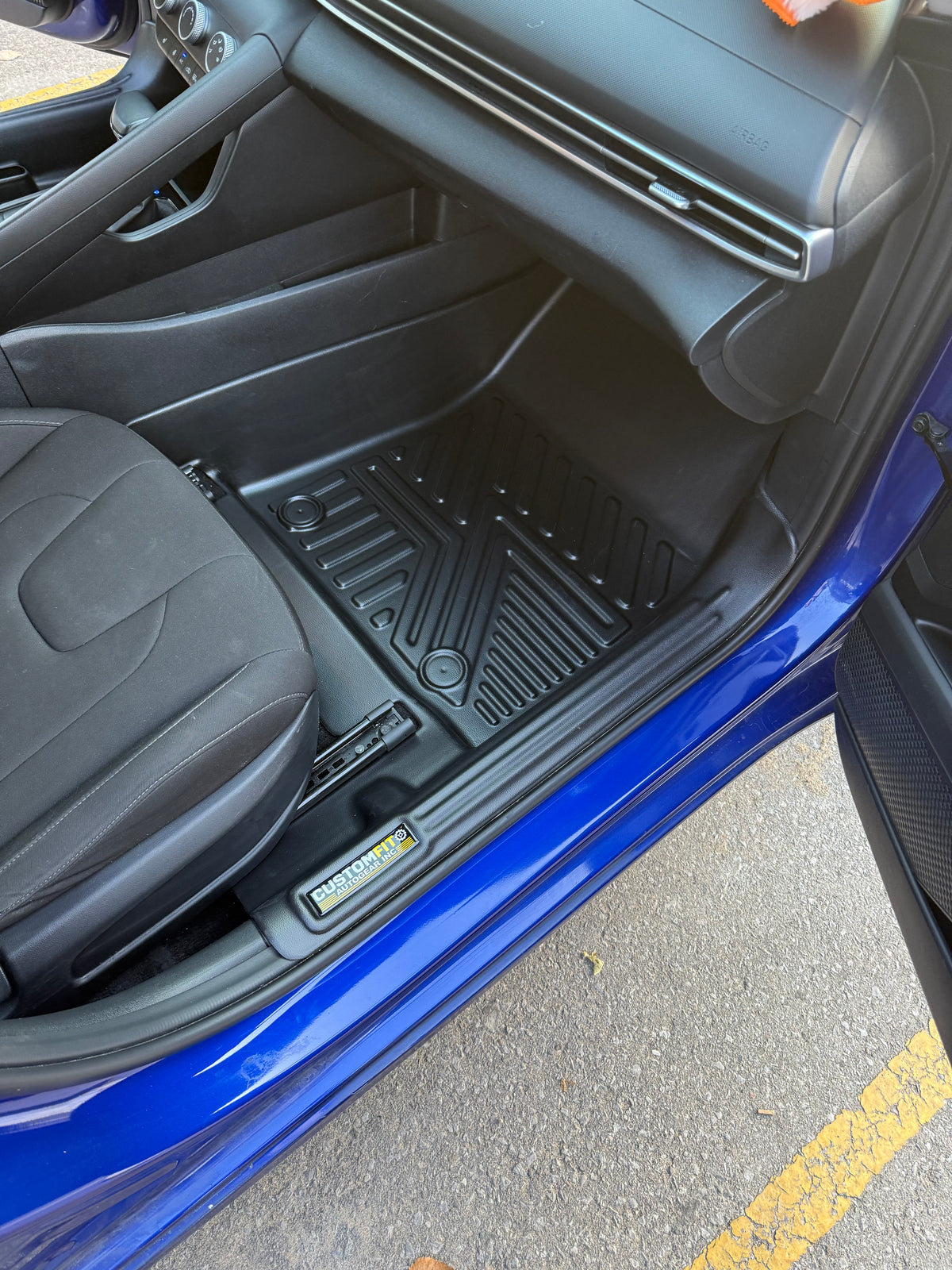 3D Molded Floor Mats Liners for 2021-2025 Hyundai Elantra TPE Rubber All- Weather 3D Molded Floor Mats Liners for 2021-2025 Hyundai Elantra TPE Rubber All- Weather