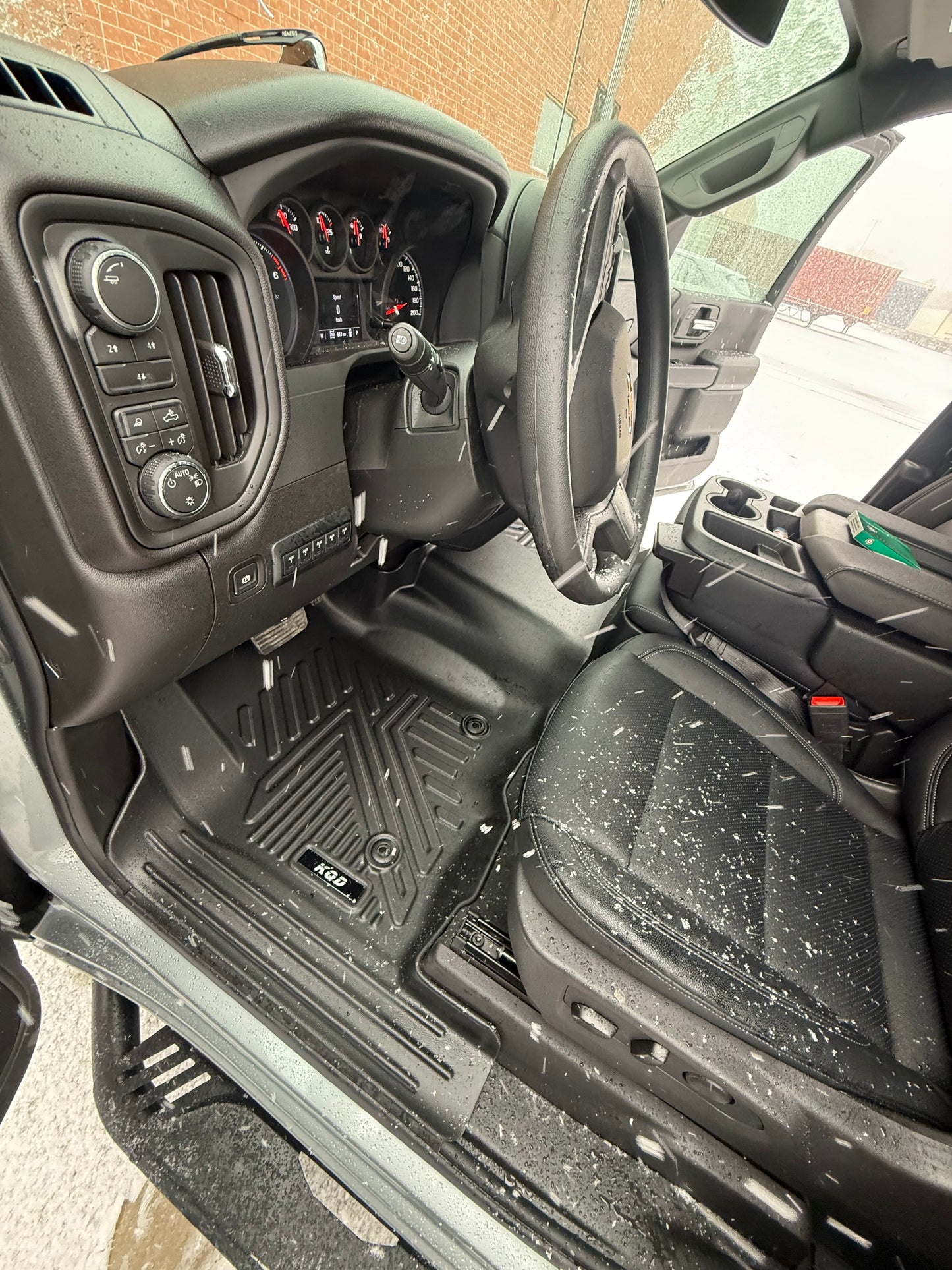 2019-2026 Chevrolet Silverado 1500( 1st row bench seating.) Crew Cab without Rear Under Seat Storage 5D Floor Mats