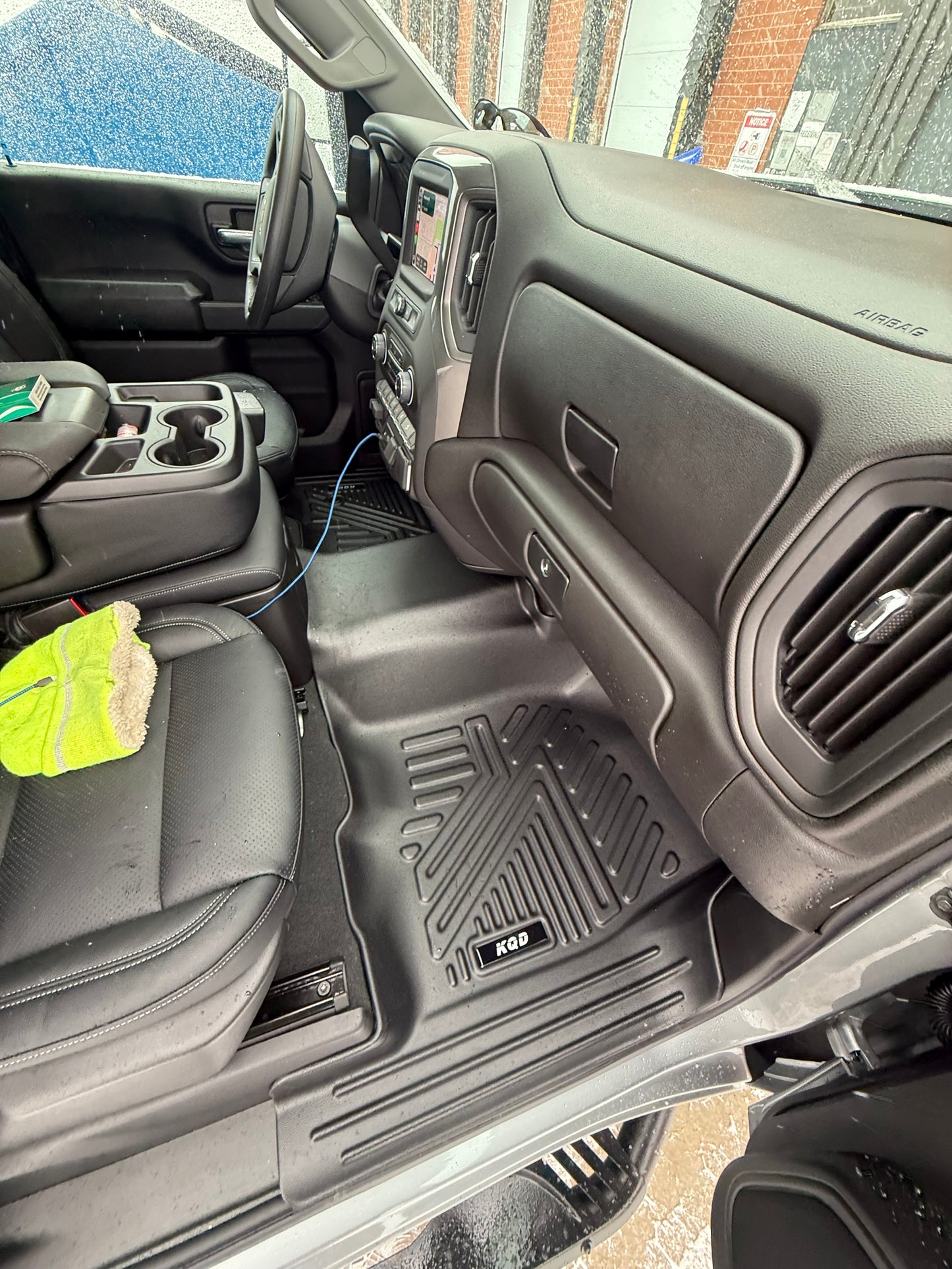 2019-2026 Chevrolet Silverado 1500( 1st row bench seating.) Crew Cab without Rear Under Seat Storage 5D Floor Mats